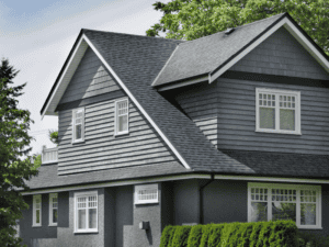 Maison dans un quartier résidentiel